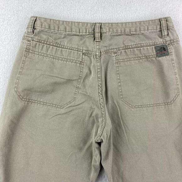 The North Face Pants Womens 8 Tan Khaki A5 Series Outdoors Hiking Casual Capri - Picture 8 of 16